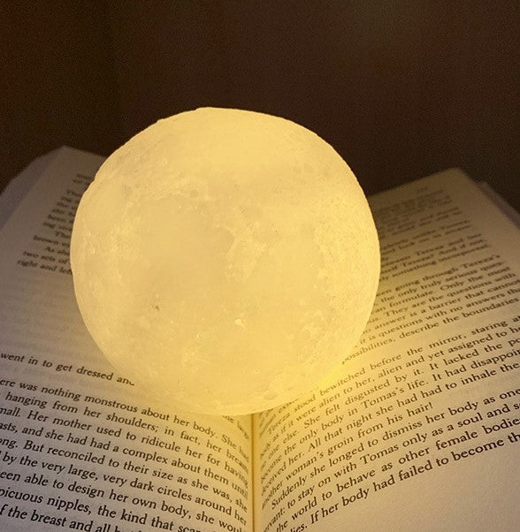 Multi-Colored Moon Lamp 18cm