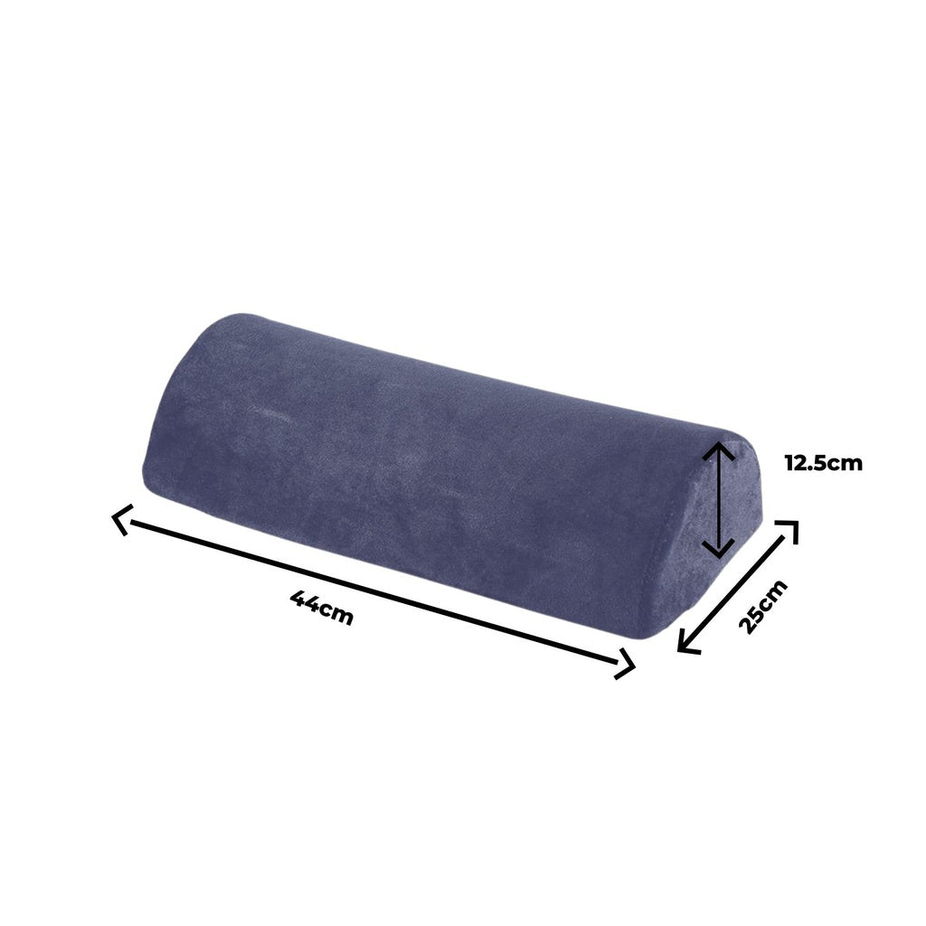 Memory Foam Foot Rest Navy Blue