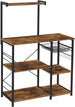 3 Tier Kitchen Storage Shelves with 6 S-Hooks