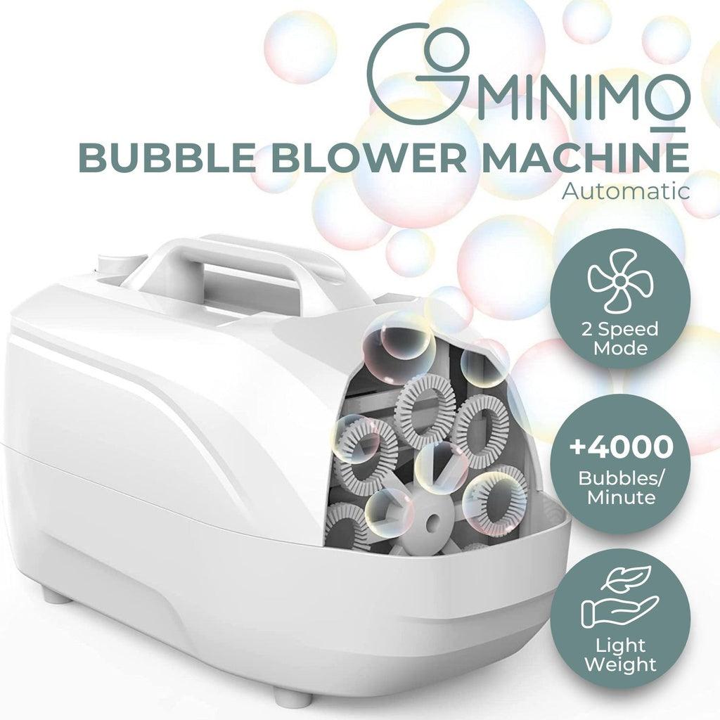 Automatic Bubble Blower Machine for Kids White