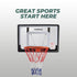 Basketball Hoop Stand 2.1M - 2.60M (White)