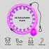 Weighted Hula Hoop with 26 Detachable Knots (Purple)