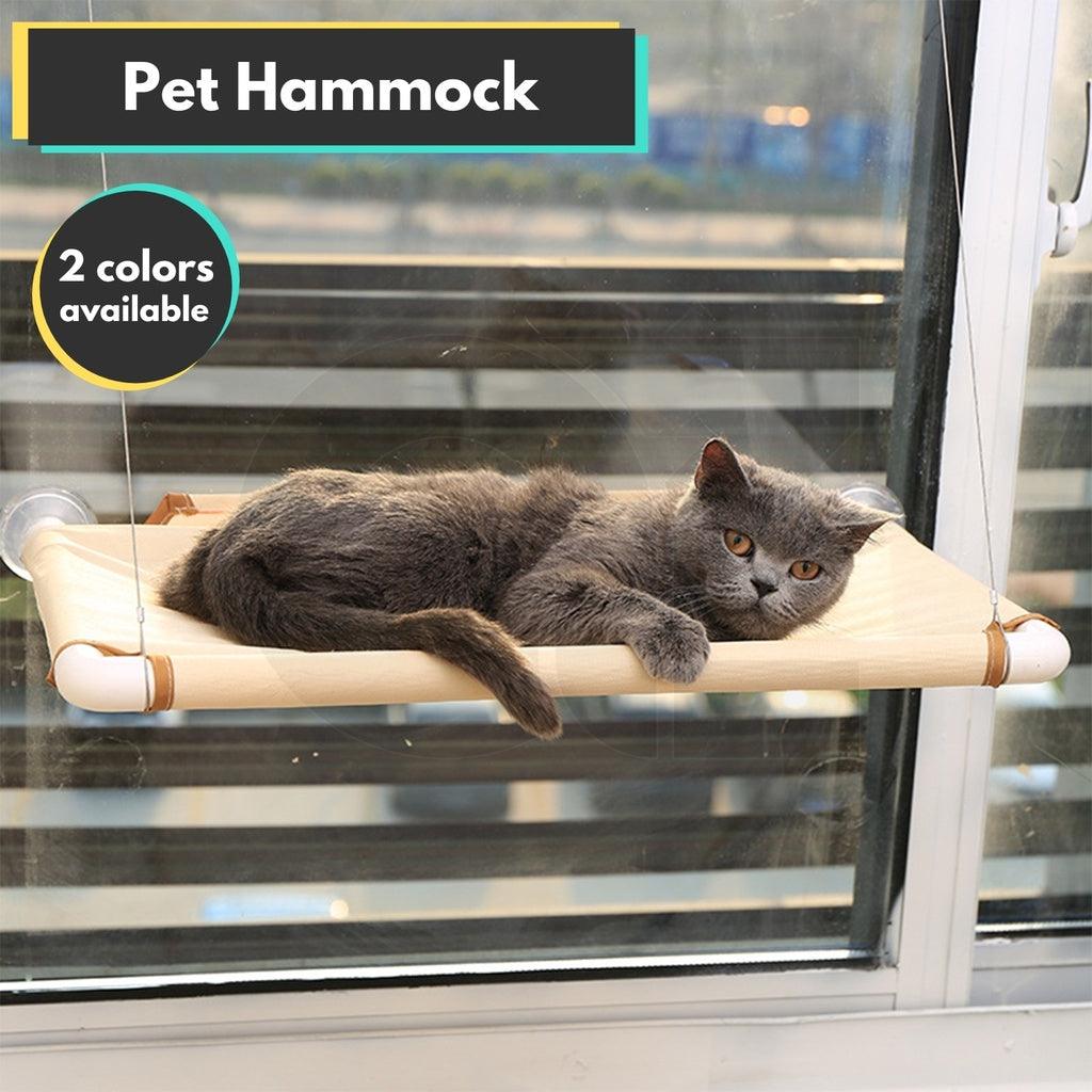 Cat Window Perch Hammock (Beige)