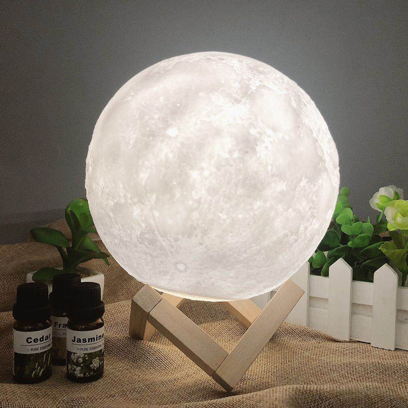 Multi-Colored Moon Lamp 12cm