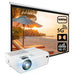 Wi-Fi Video Projector 1080P 280 Ansi Lumens, White