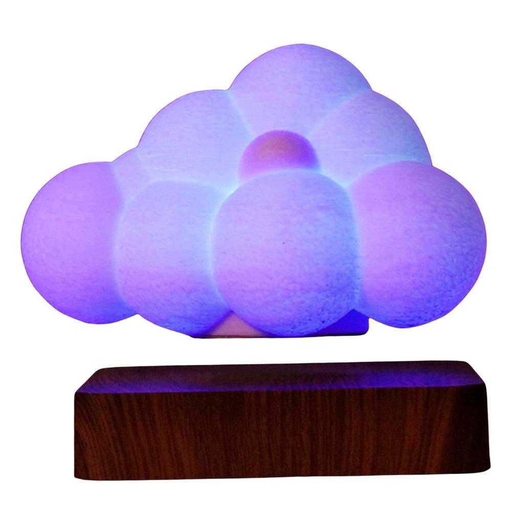 Cloud Dark Brown Base Lighting Magnetic Floating Lamp Levitation