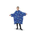 GOMINIMO Hoodie Blanket (Kids Dinosaur Dark blue)