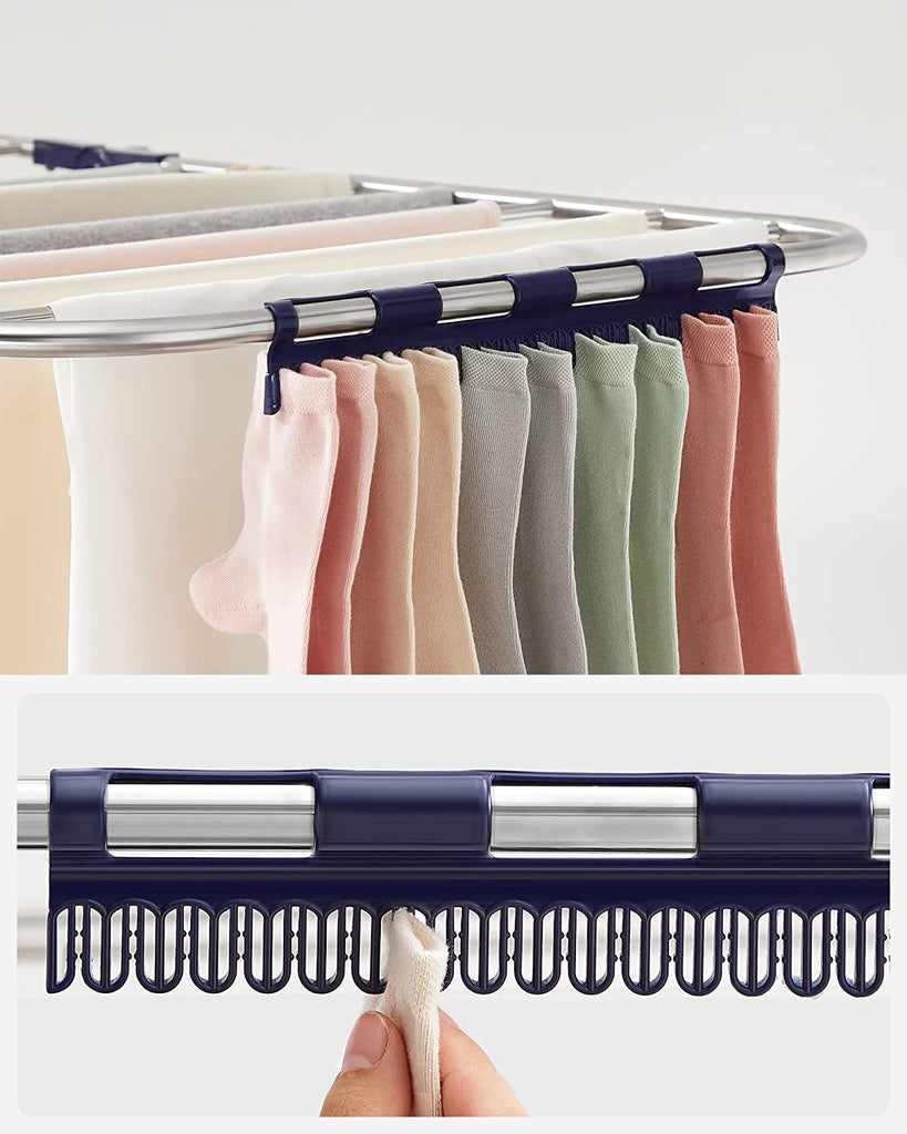 Foldable 2-Level Clothes Airer