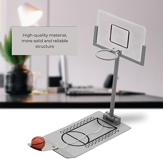 Miniature Basketball Game Toy (Silver)