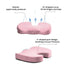 Memory Foam Seat U Shape Light Pink