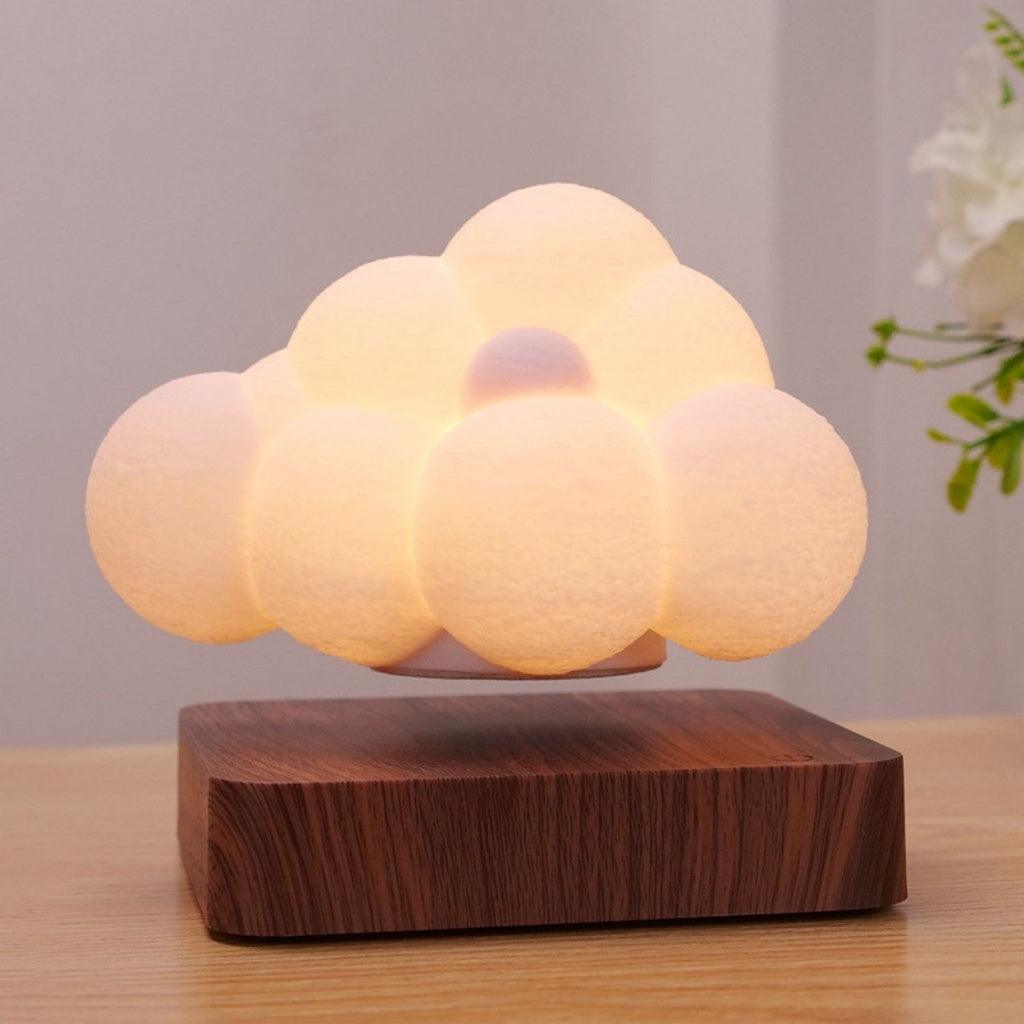 Cloud Dark Brown Base Lighting Magnetic Floating Lamp Levitation