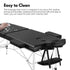 2 Fold Adjustable Portable Massage Bed （Black）