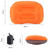 Inflatable Camping Travel Pillow - Orange