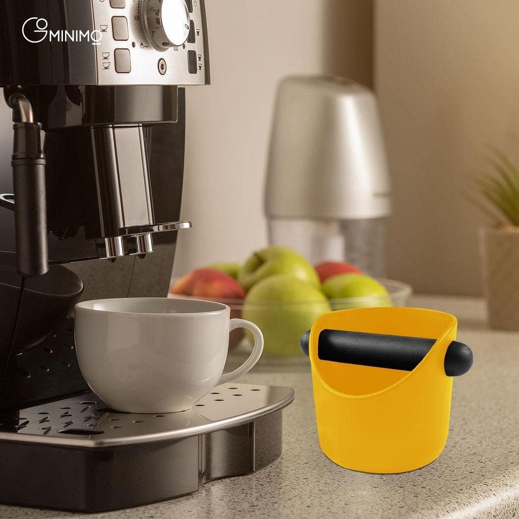 Coffee Knock Box With Removable Knock Bar Yellow 11cm