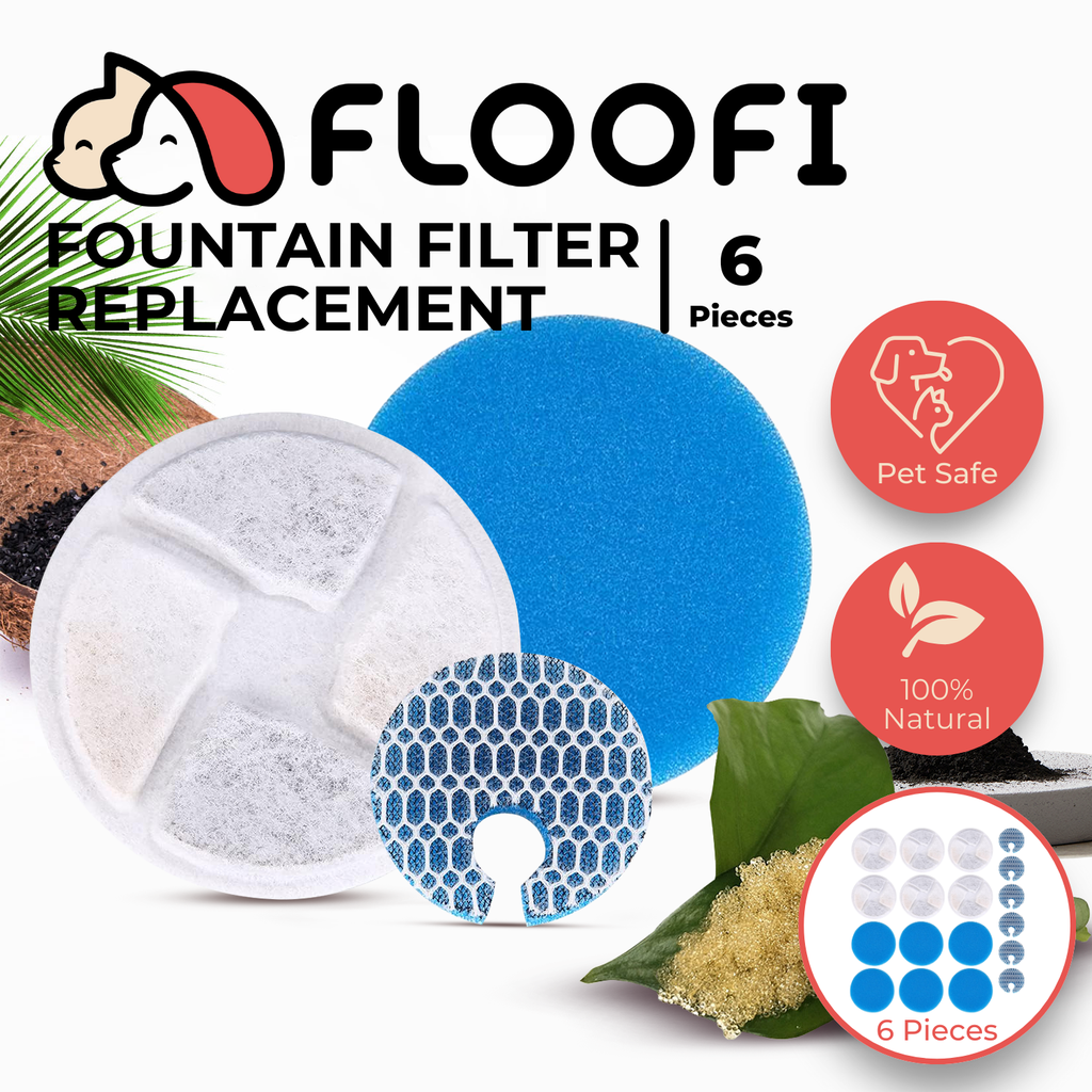 Pet Water Fountain 2L Filter 6Pcs Per Pack  for 115-FT