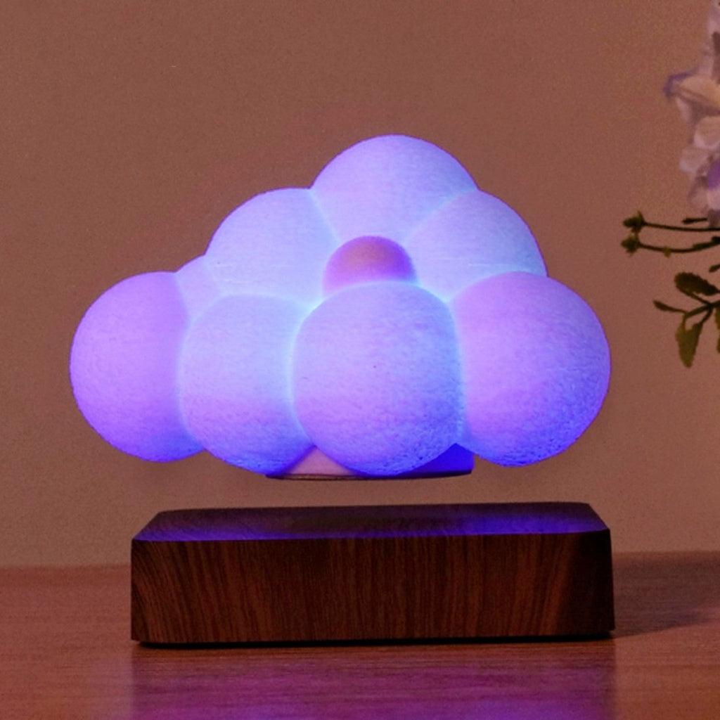 Cloud Dark Brown Base Lighting Magnetic Floating Lamp Levitation