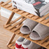 6 Tier Foldable Bamboo Shoe Rack