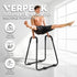 All-in-One Parallel Bars with Dip Station Black