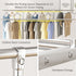 Clothes Rack Stainless Steel Two Rail