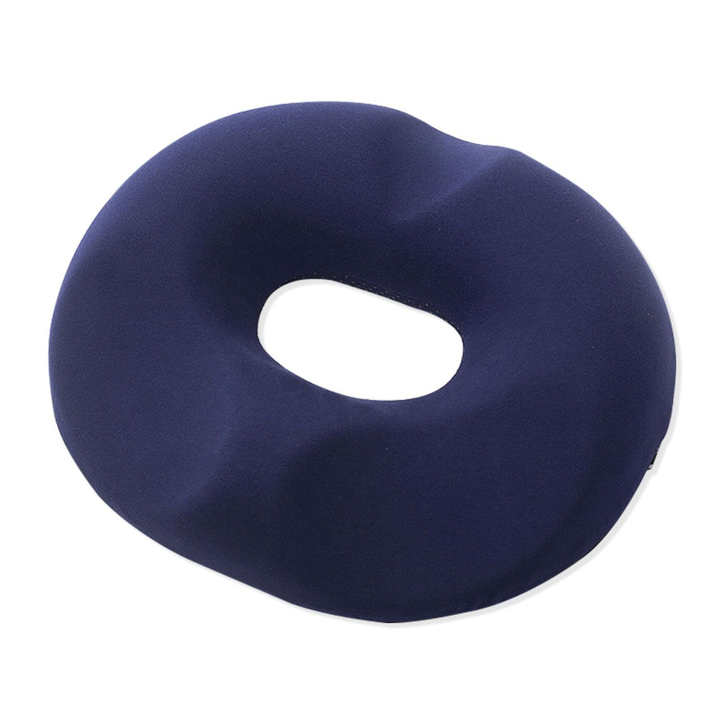 Memory Foam Seat O Shape Navy Blue