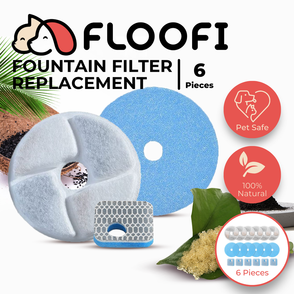 Pet Water Fountain 2L Filter 6Pcs Per Pack  for 114-FT