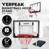 Basketball Hoop Stand 2.1M - 2.60M (White)