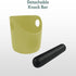 Coffee Knock Box With Removable Knock Bar Green 11cm