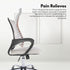 Ergonomic Office Chair with Breathable Mesh Design and Lumbar Back Support (Grey)