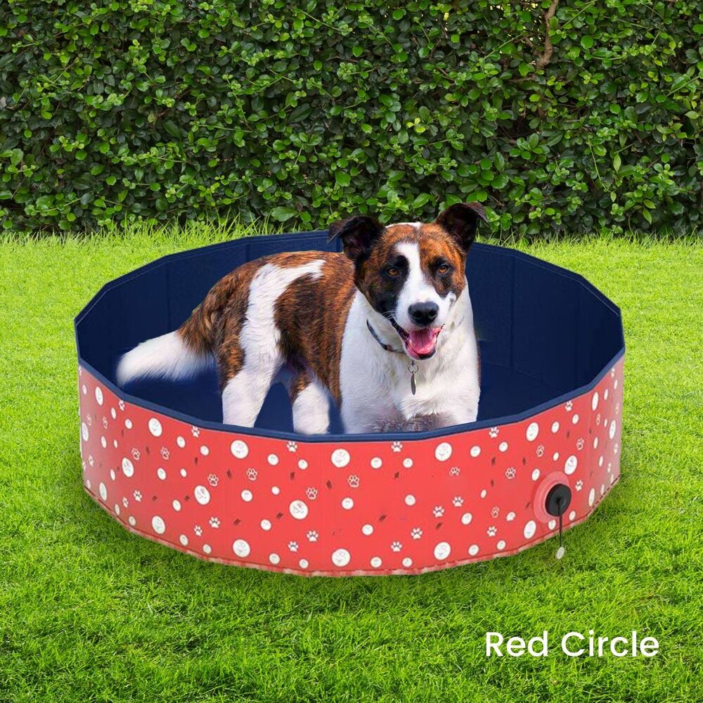 Pet Pool 120cm*30cm Red Circle