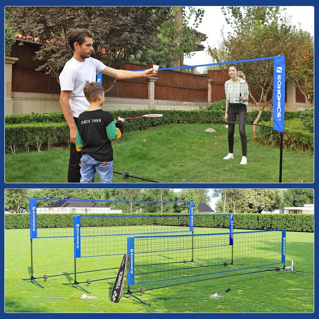 5m Portable Tennis Badminton Net Blue