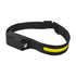 2PCS LED Rechargeable Headlamp with Motion Sensor (Black and Yellow)
