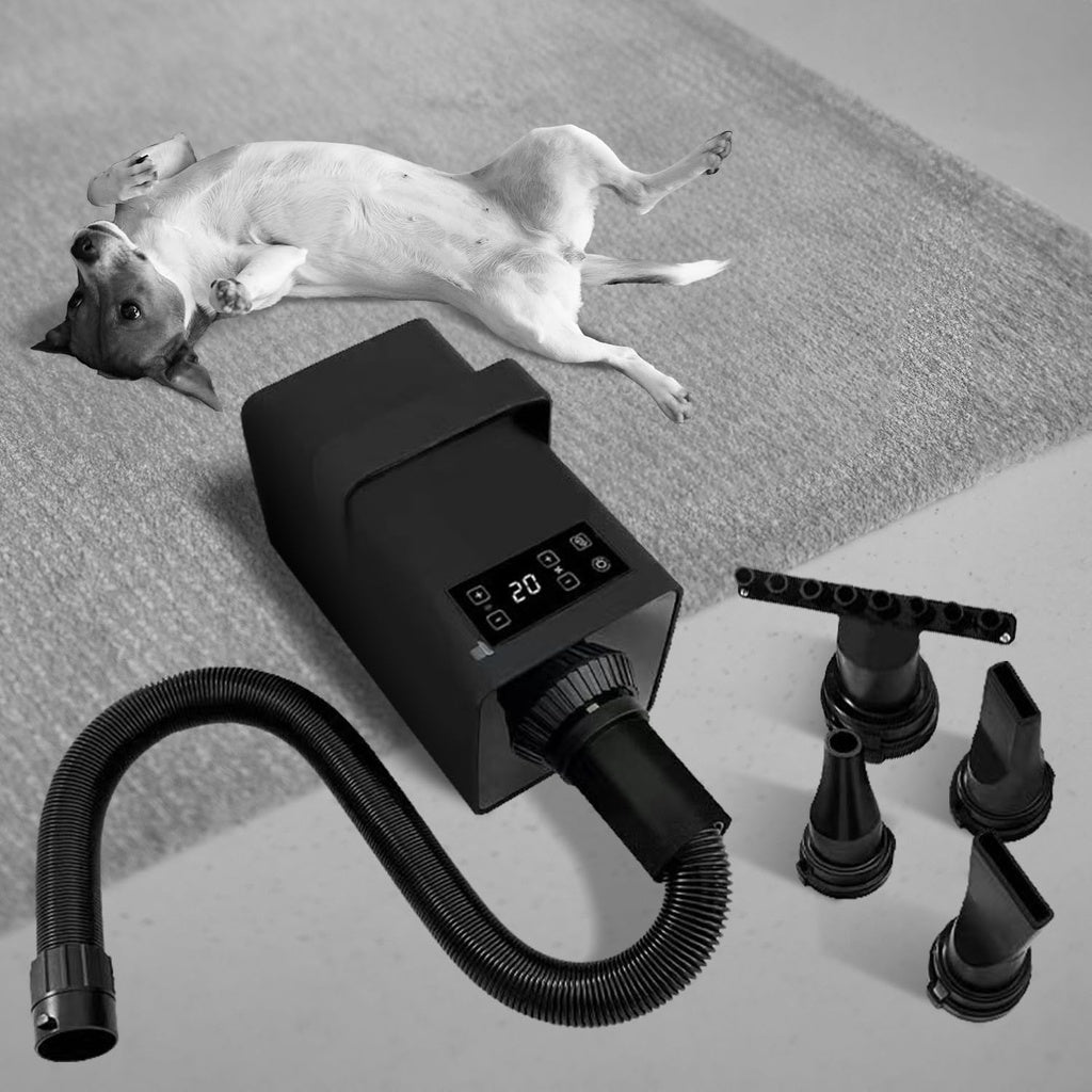 Pet Hair Dryer LED Black