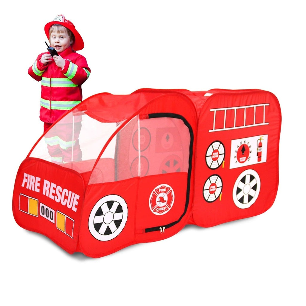 Kids Fire fighting truck Tent (Red)