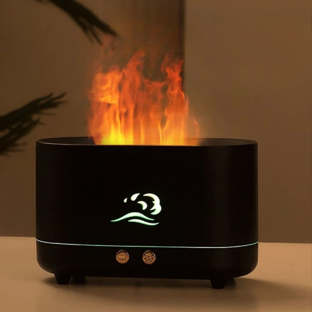 Flame Humidifier Wind 225ml Black