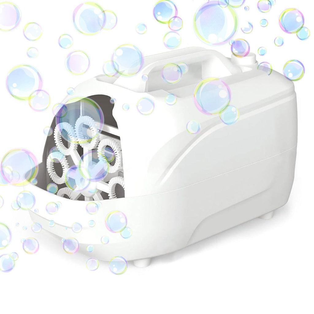 Automatic Bubble Blower Machine for Kids White