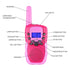 2 Pack Walkie Talkies for Kids with 40 Channels & LED Flashlight & LCD Screen (Pink)