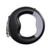 Doughnut Dog Leash with USB and LED Black