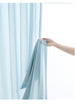 Natural Linen Blended Curtains (Set of 2, W132cm x D274cm, Dark Blue)