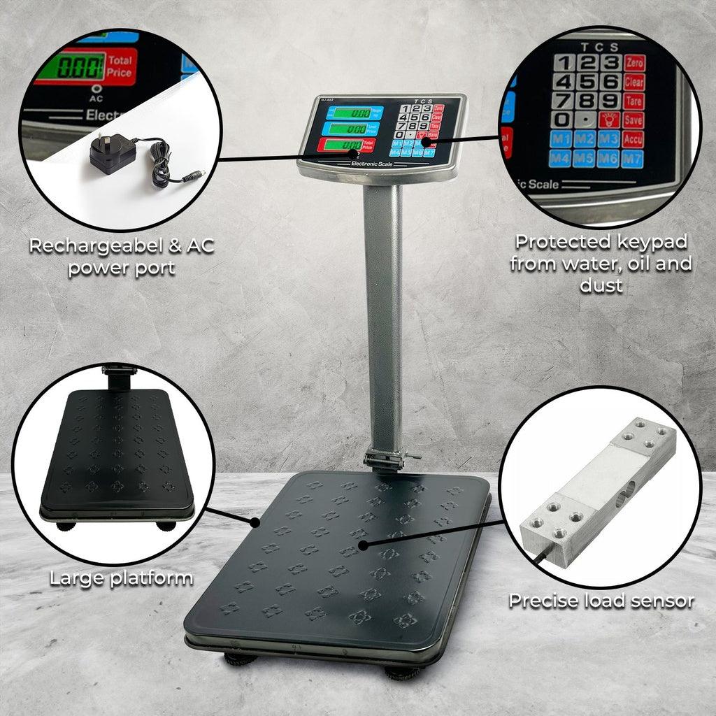 150KG Electronic Digital Heavy-Duty Commercial Platform Scale Weight