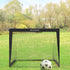 Set of 2 Portable Soccer Net 120cm Black