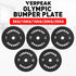 Black Olympic Bumper Weight Plates (5kgx2)