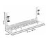 Retractable Cable Management Tray - No Drilling Type (White)