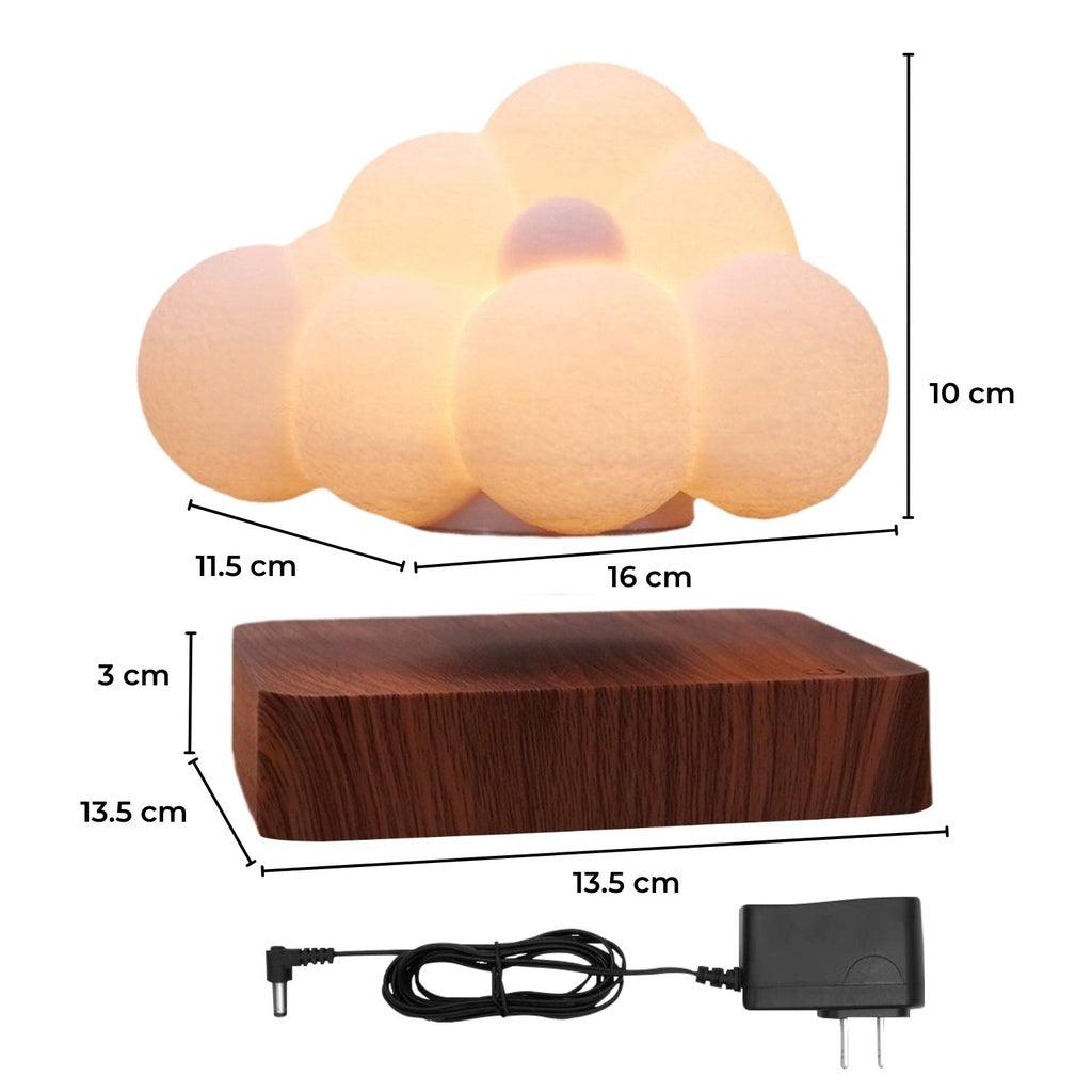 Cloud Dark Brown Base Lighting Magnetic Floating Lamp Levitation