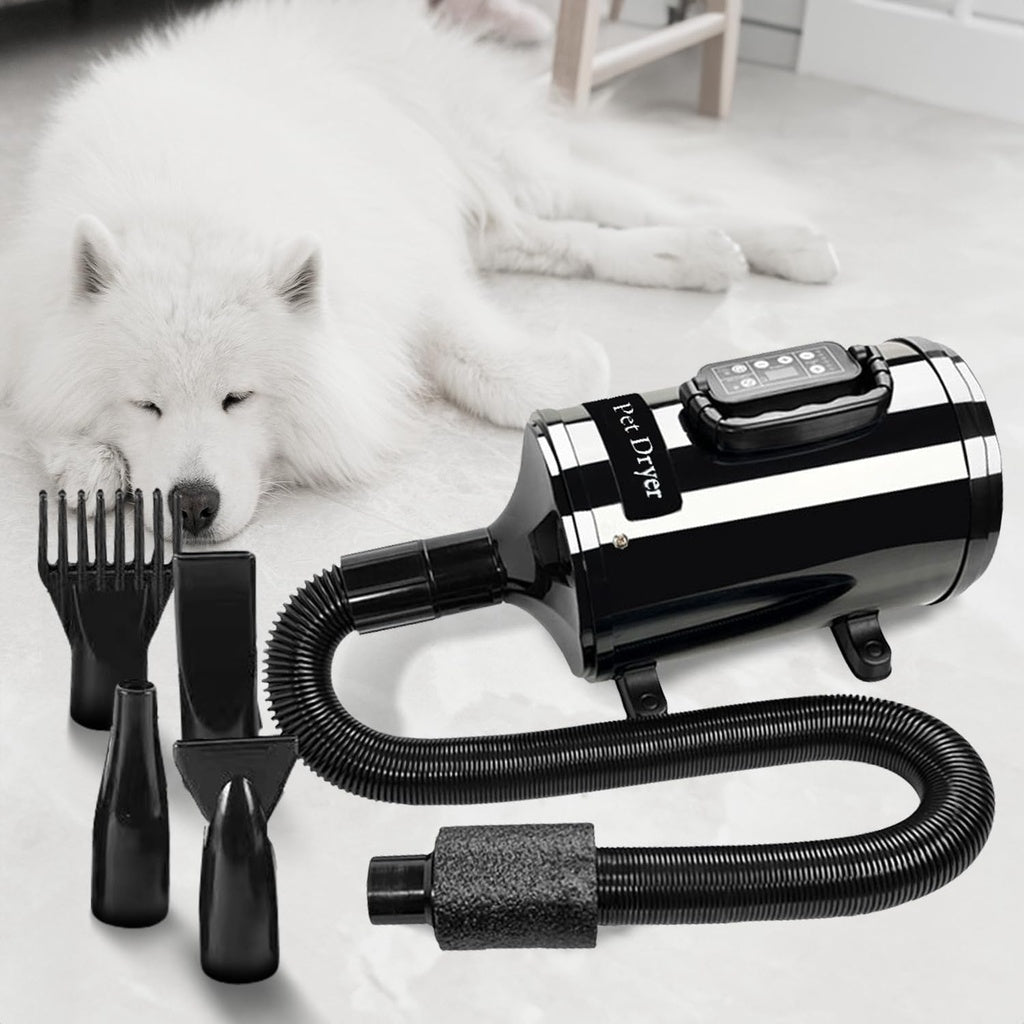 Pet Hair Dryer LCD Black