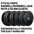 Black Olympic Bumper Weight Plates (10kgx2)