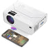 Wifi Video Projector 720P 110 Ansi Lumens, White