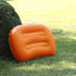 Inflatable Camping Travel Pillow - Orange