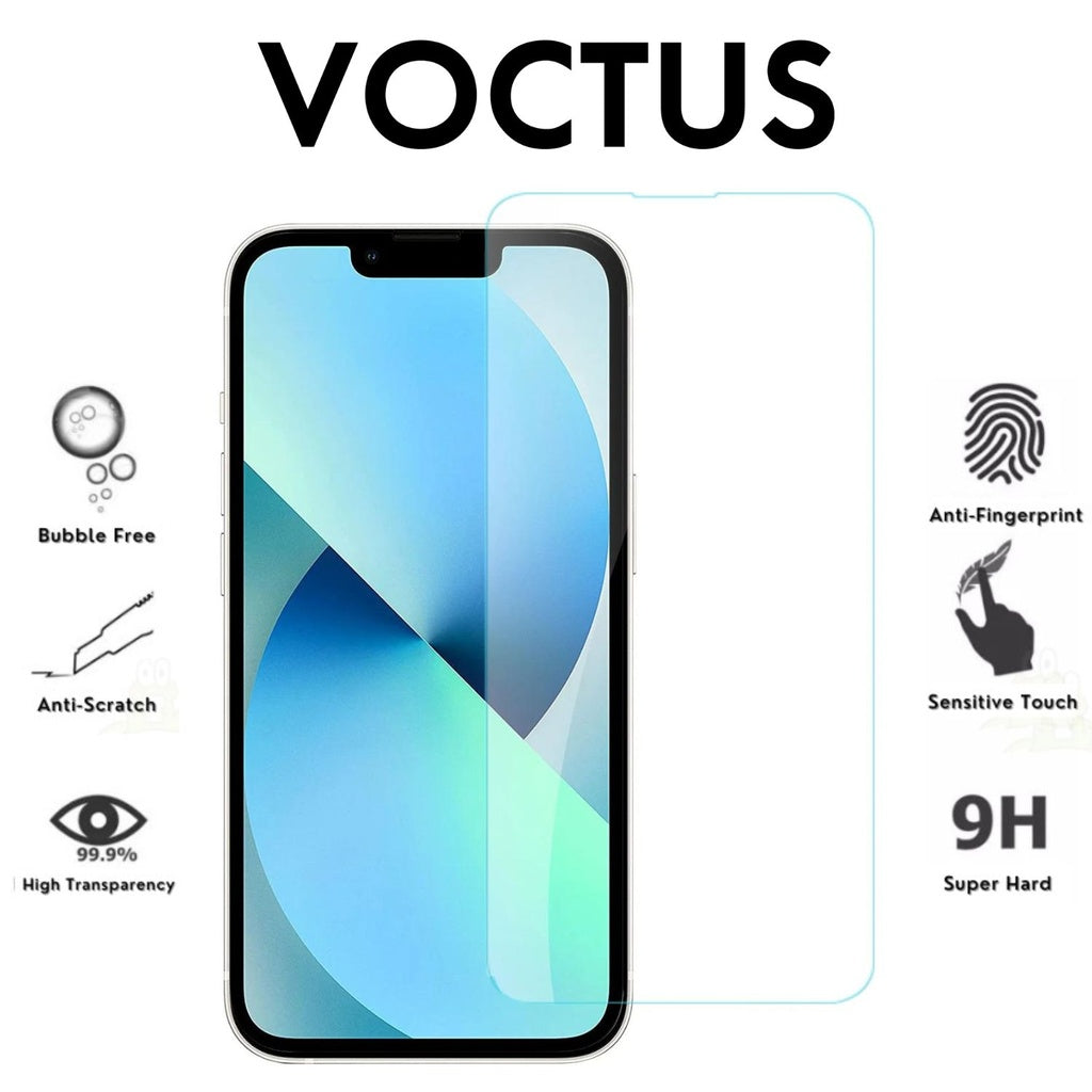 VOCTUS iPhone 14 Plus Tempered Glass Screen Protector 2Pcs (Raw)