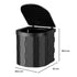 Portable Foldable Potty With Lid (Black)