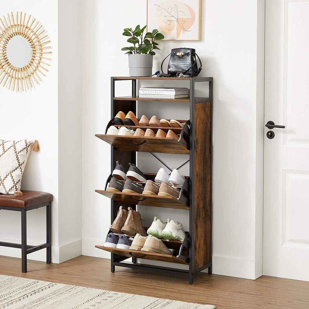 Shoe Cabinet 3 Tier with Shelf